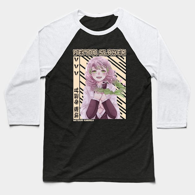 Mitsuri Kanroji - Demon Slayer Baseball T-Shirt by Otaku Emporium